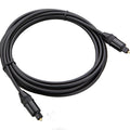Fiber Optic Audio Cable, Black