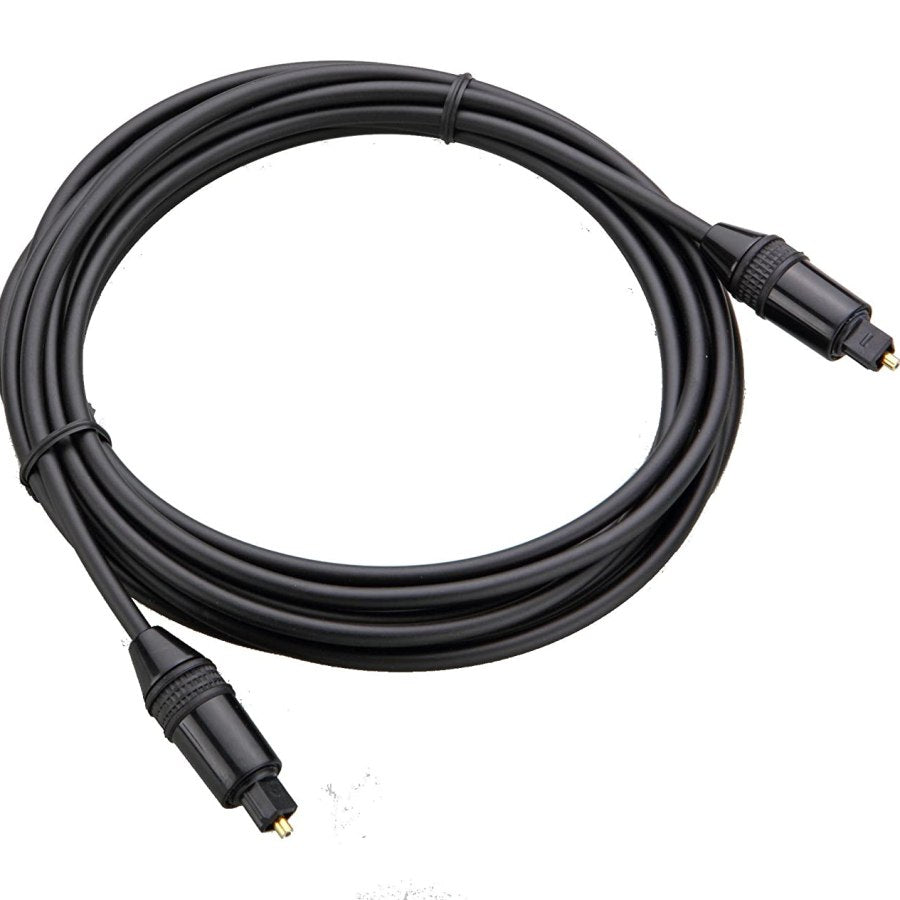Fiber Optic Audio Cable, Black