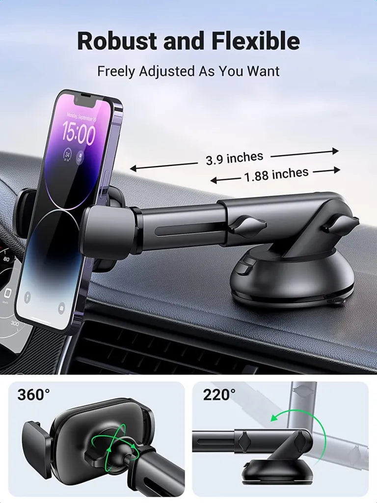 UGREEN Gravity car phone holder with suction cup
