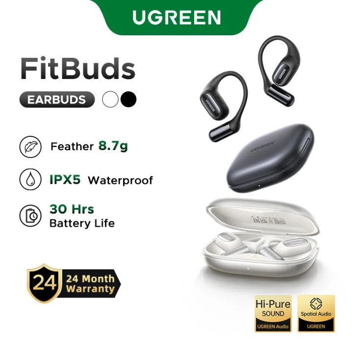 UGREEN FitBuds S7 True Wireless Earbuds Sports Fitness Earphone BT 6.0, Noise Reduction