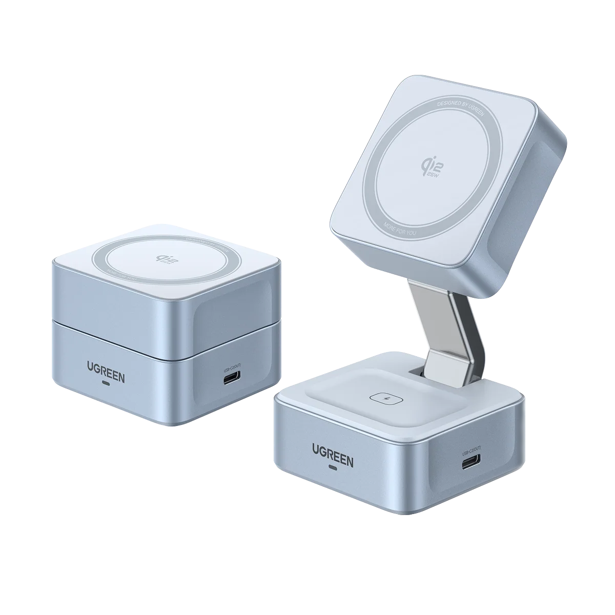 UGREEN MagFlow 2-in-1 Magnetic Wireless Charger 25W | 55960B