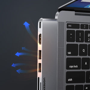 UGREEN Dual USB-C 6 in 1 Hub for MacBook Pro/Air | 80856
