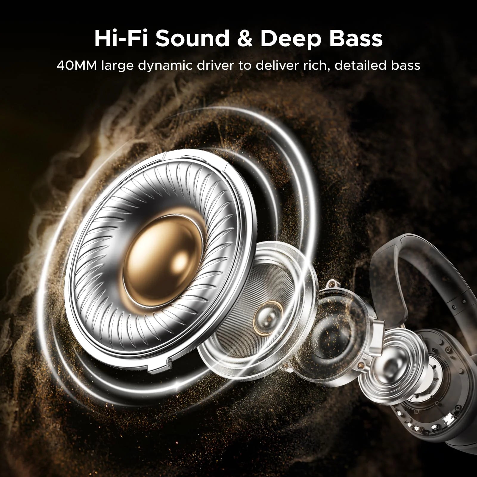UGREEN HP203 HiTune Max5c ANC Bluetooth Headphone