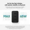 65W 3-Port Super Fast Charging Wall Charger