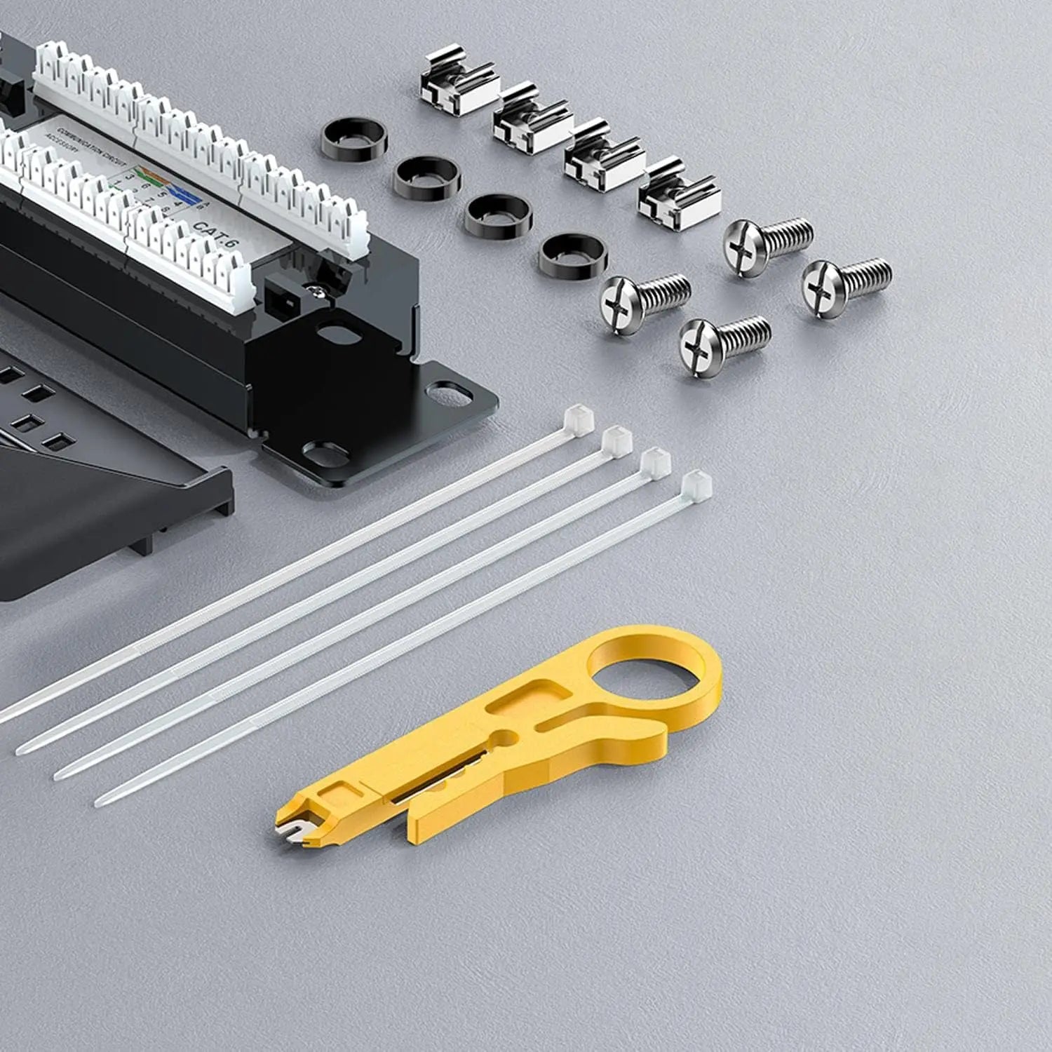 Connector bar, Patch Panel Cat 6 24 ports high-end UGREEN 70423 moduler