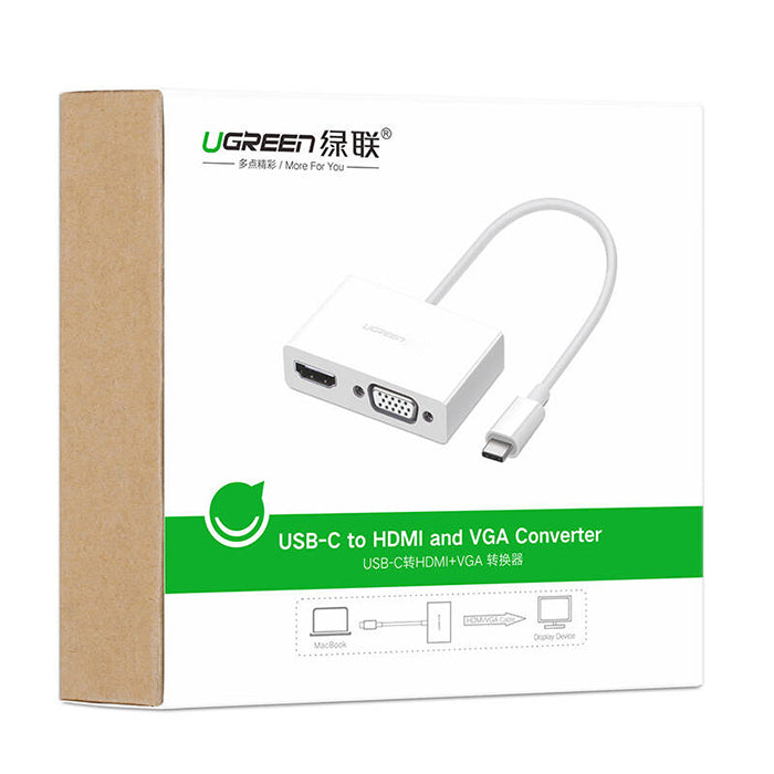 UGREEN Type C to HDMI+VGA Converter | 30843