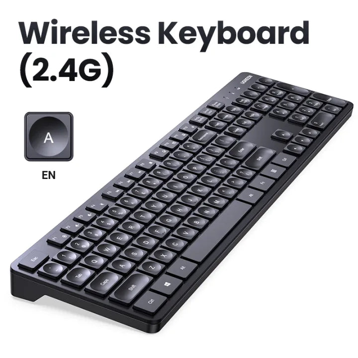 UGREEN 104-Key 2.4G Wireless Keyboard and Mouse | MK006