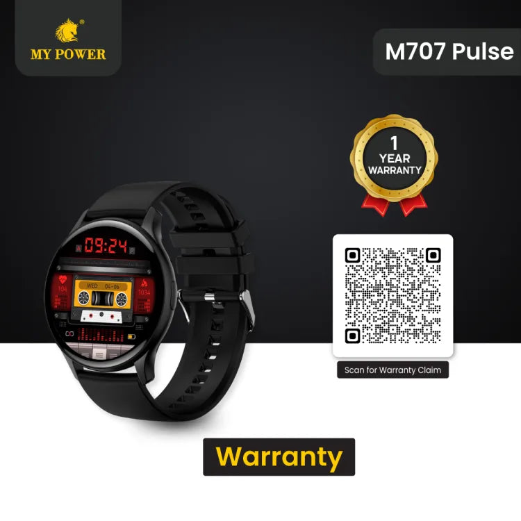 MY POWER M707Pulse Round Shape Smartwatch