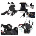 Spider Bike Multifunctional Mobile Holder With Usb Charger Mototrcycle Mobile Holder Bracket