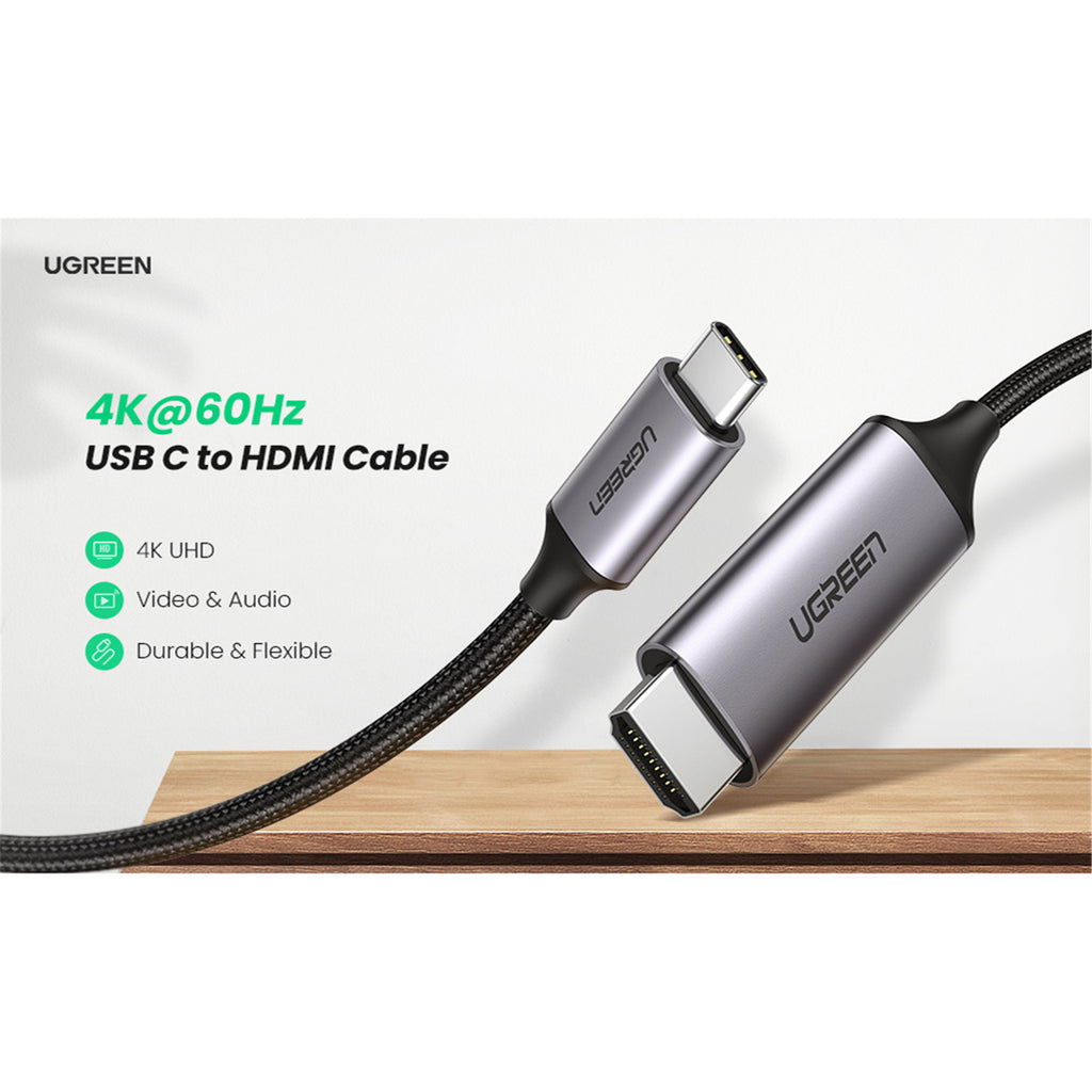 UGREEN USB-C to HDMI Cable (Male to Male) | Aluminum Shell, 1.5 Meter| 50570