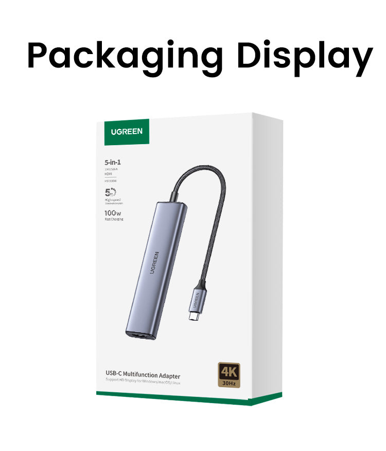 UGREEN 5 in 1 USB-C Hub | 15495