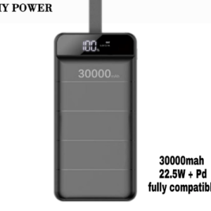 My power 30000mah Fast charging 22.5w pd fully compatible powerbank