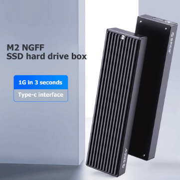Orico M2PF-C3 M.2 5Gbps, USB3.1-TYPE-C, Supports up to 2TB, 15cm Cable – Hard Drive Enclosure