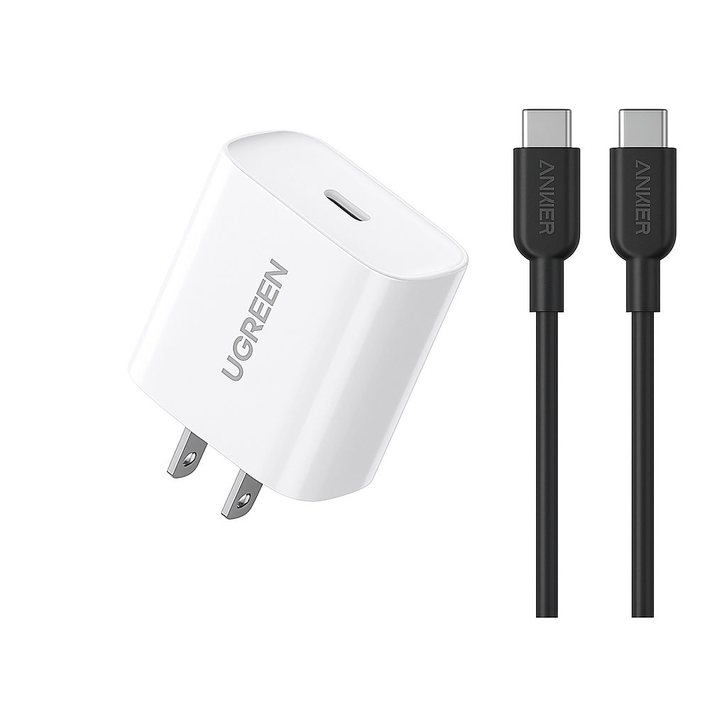 MfI Certified Charger Combo for Iphone, Pixel and other Flagship Phones