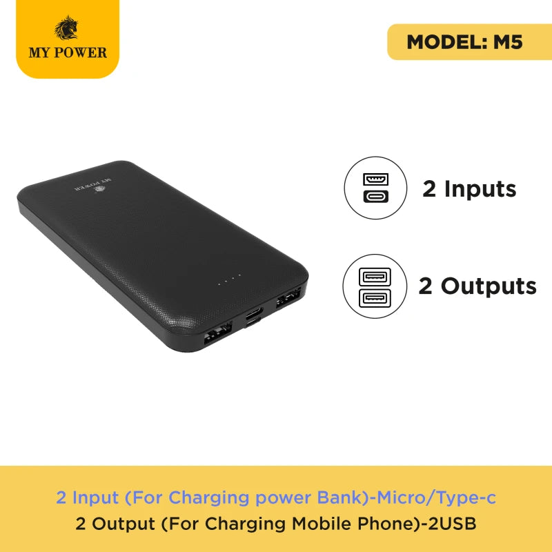 MyPower M5 10000Mah Portable Powerbank