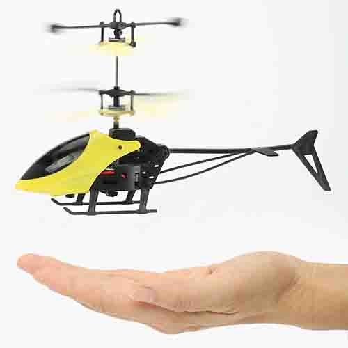Flashing Light Mini Infrared Induction Flying Helicopter