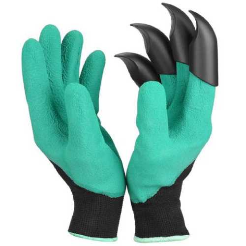 Garden Gloves With Claws For Digging & Planting