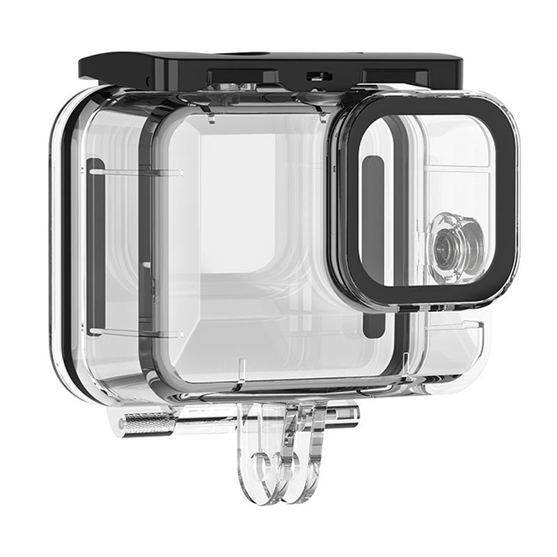 Telesin GOPRO HERO 12/11/10/9 BLACK WATERPROOF CASE – TRANSPARENT
