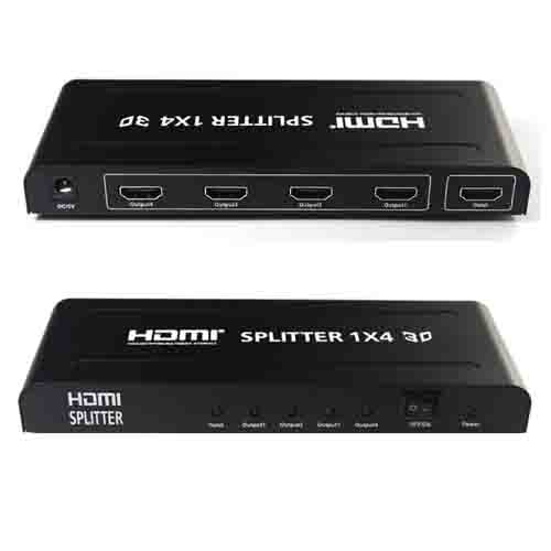 4 Port HDMI Splitter 1 X 4 Switch