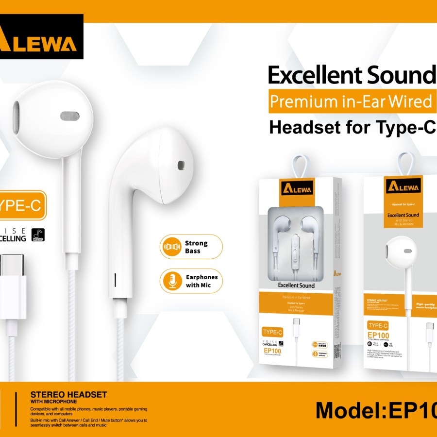 Alewa EP100 Type C Earphone