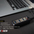 NexGen Usb Hub 4 port 3.0 2tb Support