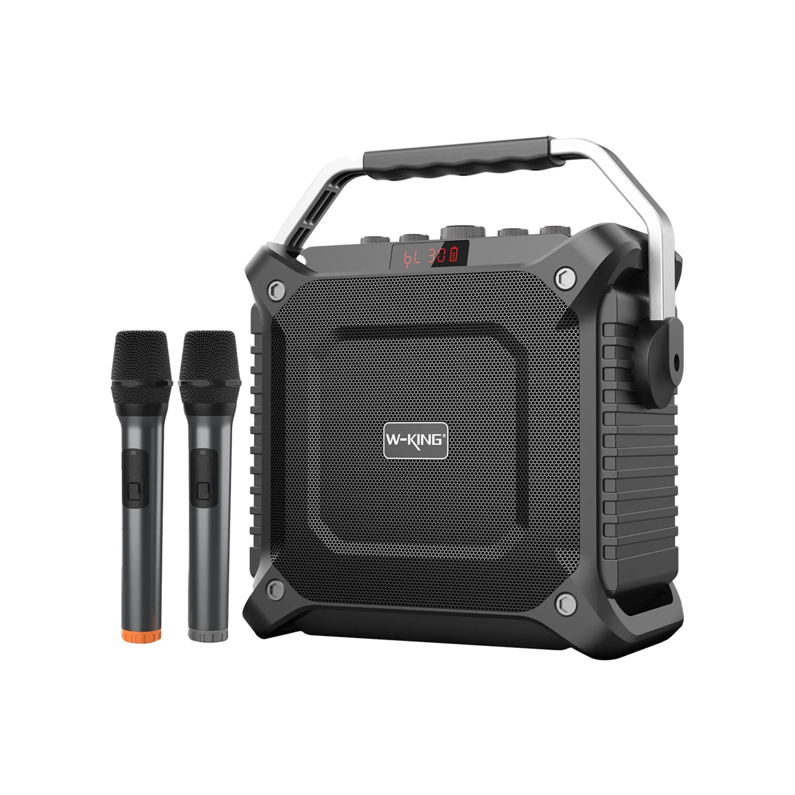 W-king K3 Bluetooth Karaoke outdoor speaker 80w with 2 mic, remote