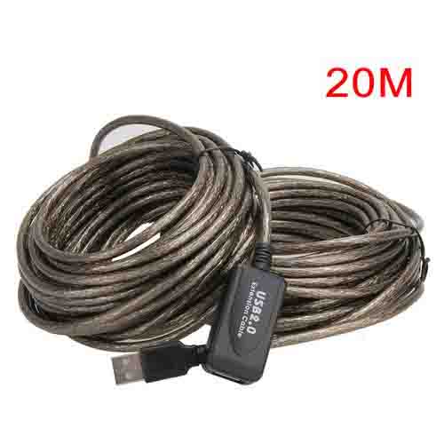 Super Speed USB 2.0 Extension Cable Male to Female M/F Built-in IC Dual Shielding
