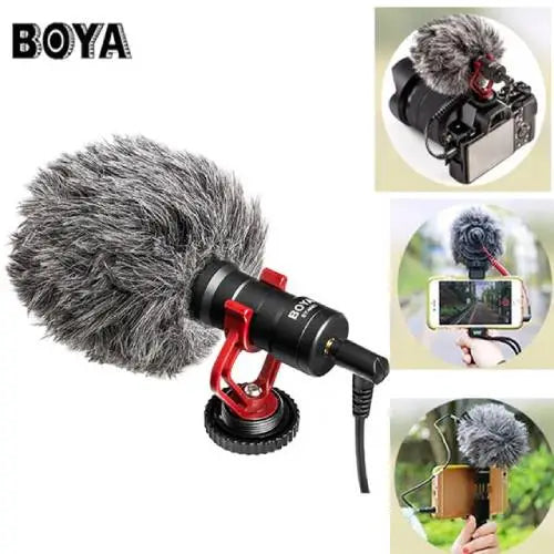 BOYA by-MM1 Universal Cardiod Shotgun Microphone Mini Mic