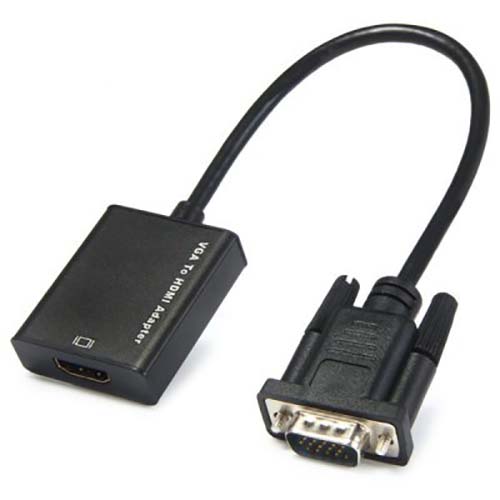 VGA to HDMI Converter Cable Adapter with Audio 1080P