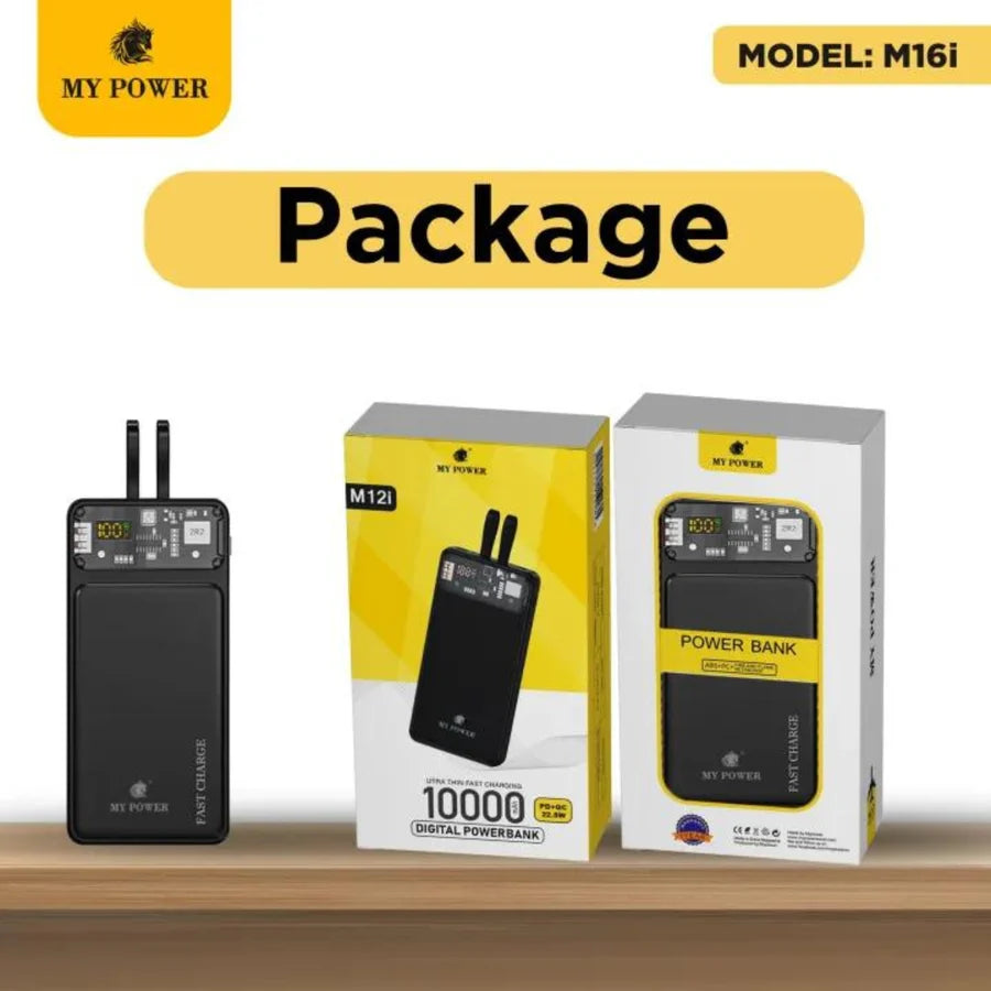 MY POWER M16i Transparent Powerbank 10,000mAh