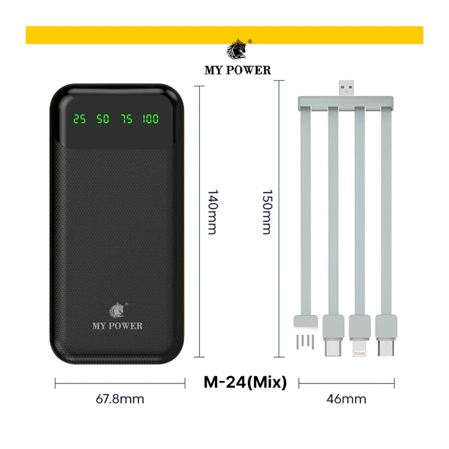 My Power M24mix 10000mAh Power Bank