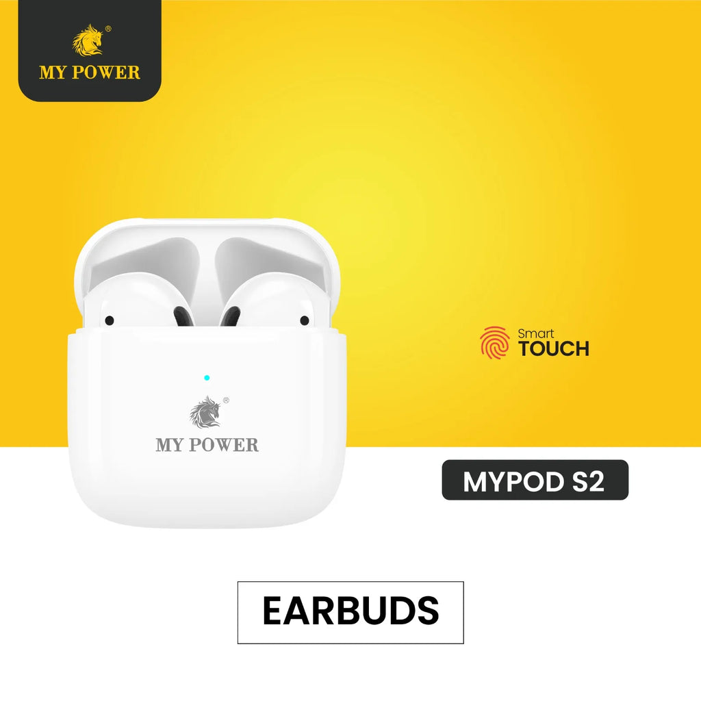 My Power MYPOD S2 Wireless Earbuds Ð Ultra-Light & Long Playtime