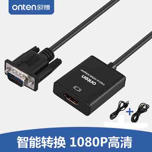 Onten VGA to HDMI with audio cable