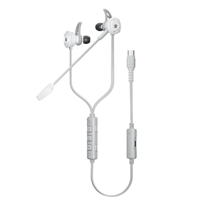 PLEXTONE M762 Pro Dynamic Iron Loudspeaker Professional Wired Game Earphones Detachable Mic Built-in Type-C Charging Interface