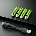 Remax AA/AAA USB Type C Rechargeable Lithium Battery 4pc Set