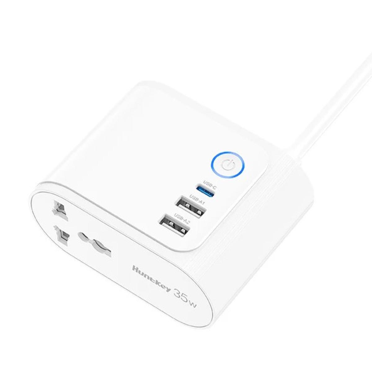 Huntkey SZF-207 Type-C 35W Charger Pub for Desktop 1.8M