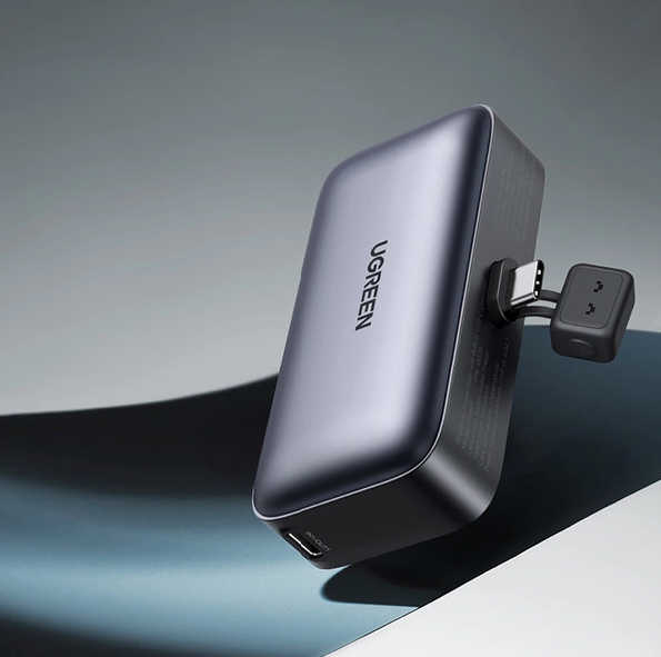 Ugreen PB503 5000mAh powerbank with USB-C port and integrated USB-C connector