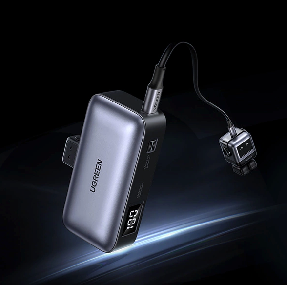 Ugreen PB503 5000mAh powerbank with USB-C port and integrated USB-C connector