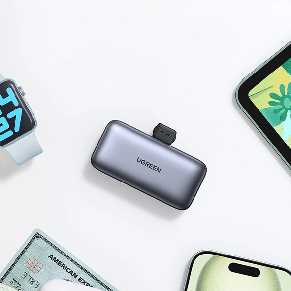 Ugreen PB503 5000mAh powerbank with USB-C port and integrated USB-C connector