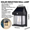 Solar Tungsten Wire Bulb Wall Lamp – LED Outdoor Solar Lights with Motion Sensor for Garden Decoration, Waterproof Solar Power Yard Lights
