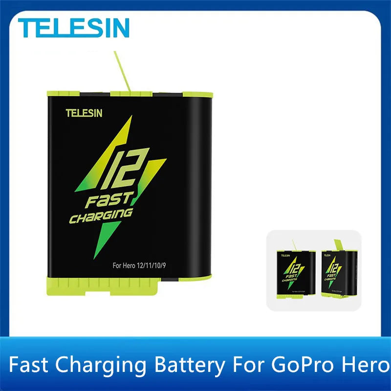Telesin Gopro 12 Battery Fast charging