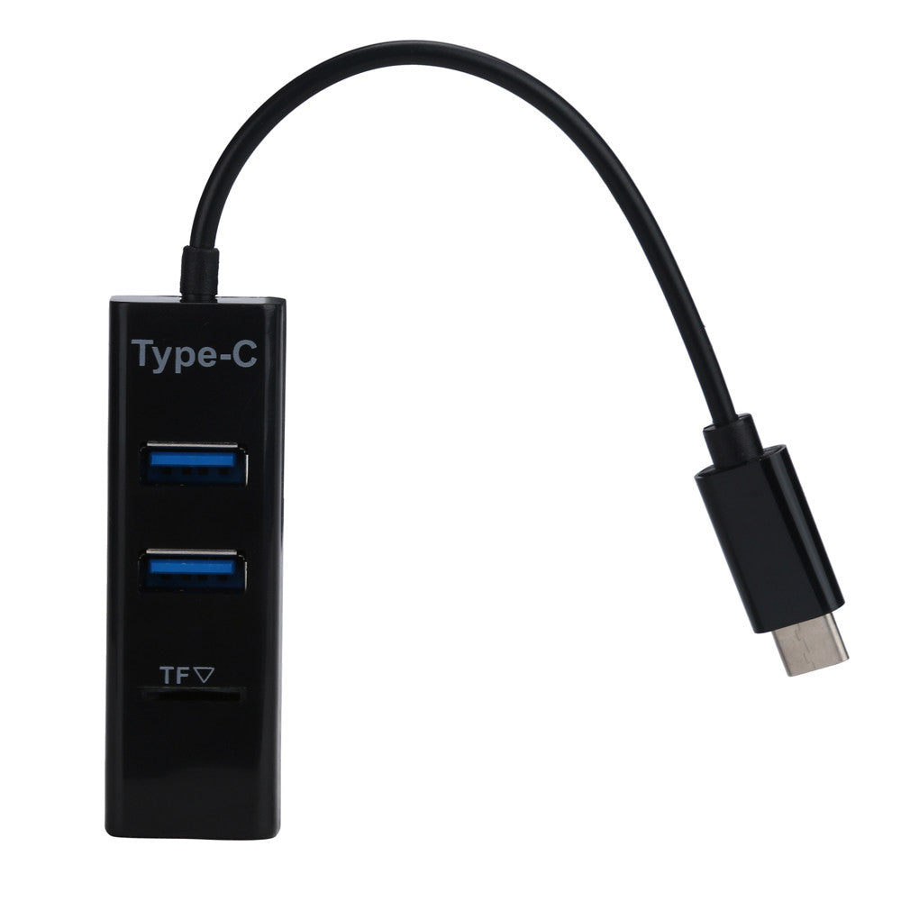 Type-C USB 3.1 To USB2.0 2 in 1 HUB Card Reader Port Adapter