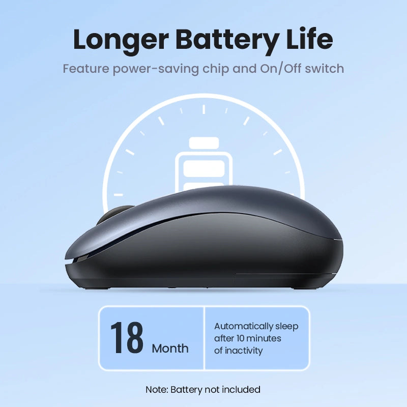 UGREEN 2.4G Wireless Mouse Midnight Blue – MU105 – 90550 – 1 Year Warranty