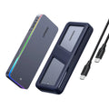 UGREEN 20Gbps M.2 NVMe RGB Lighting Aluminum Alloy Enclosure – CM777 – 25665 – 1 Year Warranty
