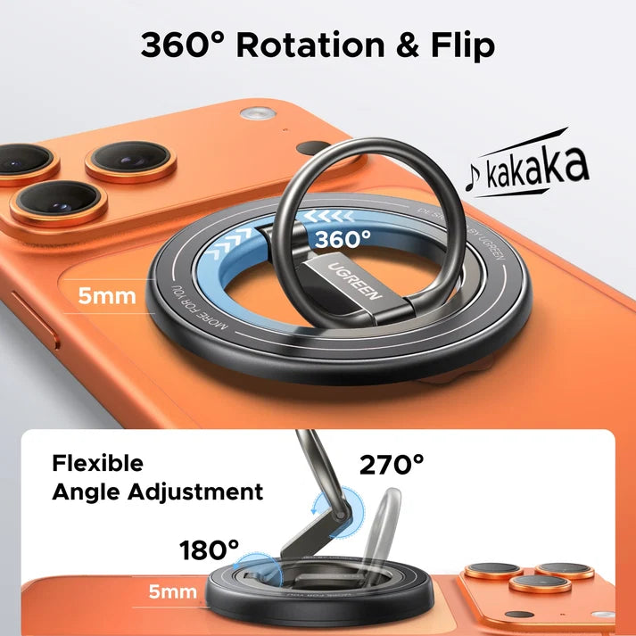 UGREEN Magnetic Phone Ring Holder With Stand – LP945- 65819