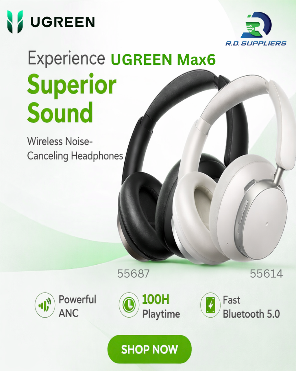 UGREEN HiTune Max6 Headphones (HP206)