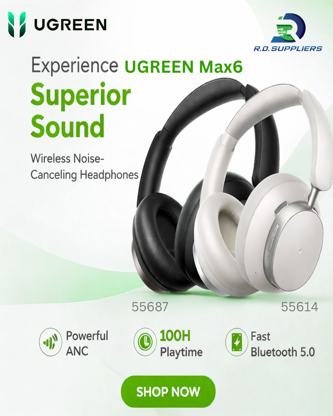 UGREEN HiTune Max6 Headphones (HP206)