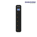 DIGICOM Surge Protector 5 Universal Extension Socket DG-V50