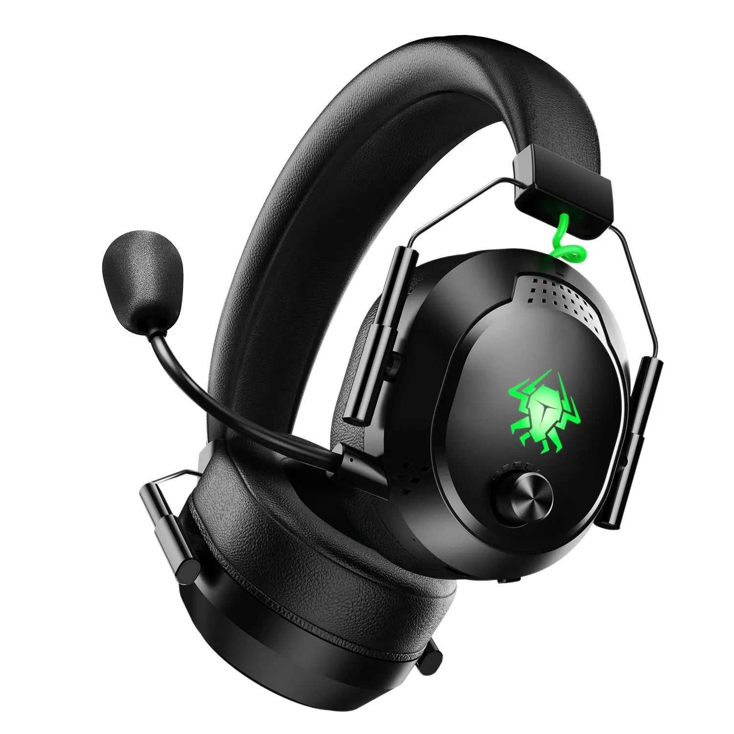 PLEXTONE G7 Gaming Earphones RGB Surround Sound 50mm Drivers ENC Detachable Mic for Mobile Phone,IOS,PC,Switch