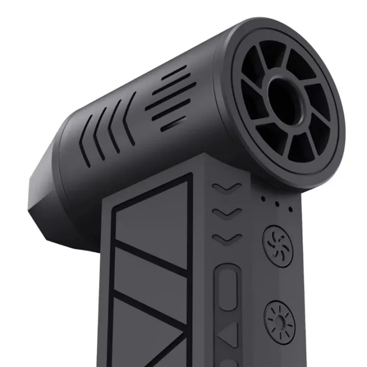 2 in 1 Mini Air Blower With Extra Nozzle 130000RPM Turbo Jet Fan 39.5m/s with Suction Vaccum Multipurpose